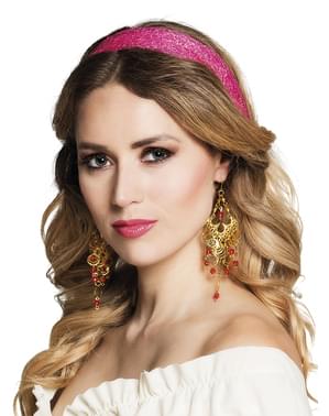 Pendientes de gitana para mujer