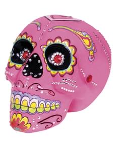 Decorative pink Catrina skull