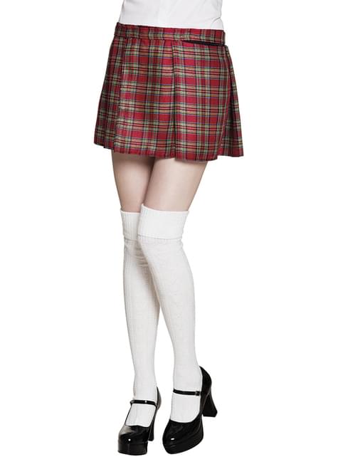 Harry Potter Slytherin Costume Dress Cosplay Plaid Skirt For Women