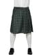 Green Scottish skirt for men