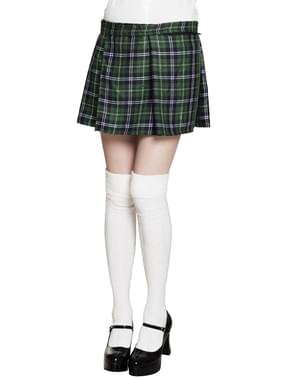 Green Scottish skirt for women