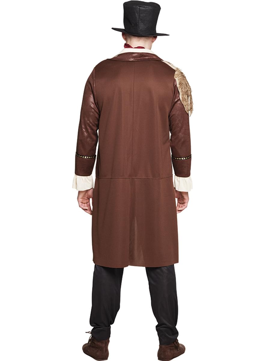 Steampunk kapitan kostum za moške 