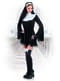 Sinful nun costume for women