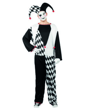 Déguisement arlequin joueur homme