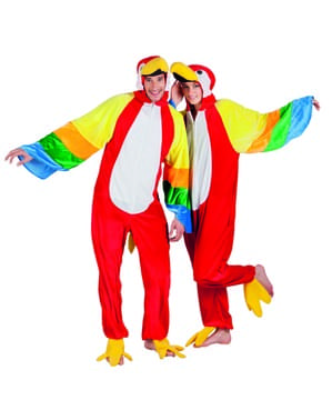 Yetişkinler için papağan kostümü