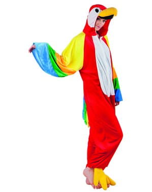 Costume da pappagallo per adulto