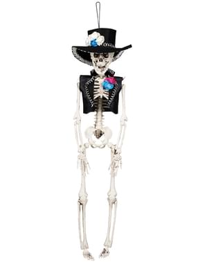 Hanging El Flaco Mexican skeleton figure