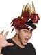 Red dragon with horns hat for adults