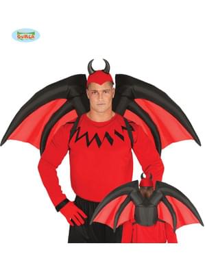 Aripi gonflabile de demon pentru adult