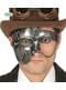 Masque Steampunk argenté adulte