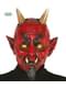 Hellish demon latex mask for adults