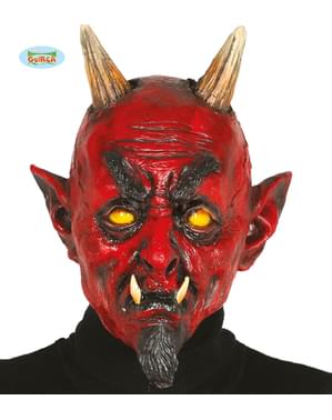 Yetişkinler için cehennem iblisi lateks maske