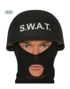 Capacete SWAT preto para adulto