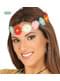 Fascia per i capelli a fiori multicolor hippie