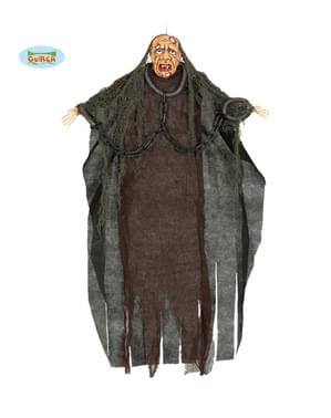 Figura pingente de homem acorrentado
