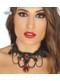 Ruby vampire choker for women