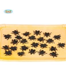 Saco de 24 moscas decorativas