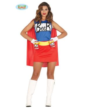 महिलाओं के लिए बीयर सुपर हीरो पोशाक