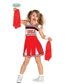 Déguisement pompom girl zombie du lycée fille