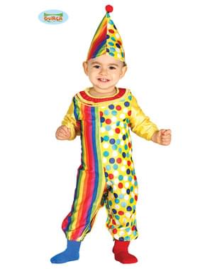 Szép bohóc jelmez csecsemőknek