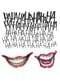 Tattoo set Joker Suicide Squad
