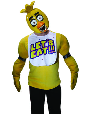 Five Nights at Freddy's Chica half masker voor volwassenen