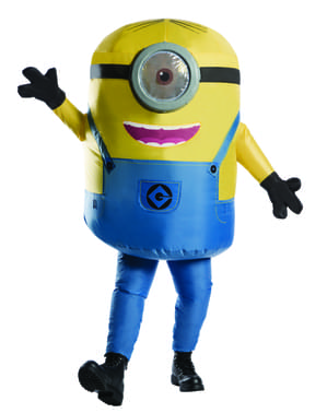 Maskeraddräkt uppblåsbar Stuart Minions för vuxen