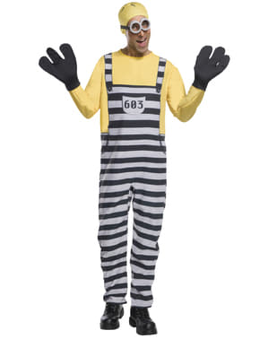 Jail Minion Tom Costume untuk orang dewasa