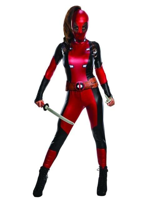 fascisme Pessimistisch Uitgaan Deadpool Secret Wishes kostuum voor vrouw. Volgende dag geleverd | Funidelia