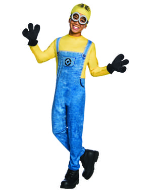 Çocuklar için Despicable Me 3'ten Minion Dave kostümü
