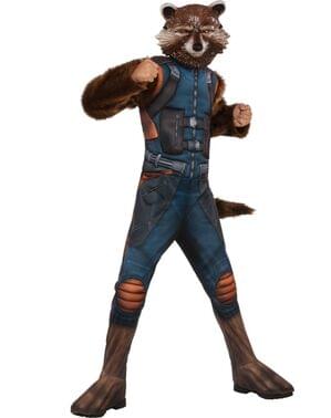 Guardians of The Galaxy 2 Deluxe Rakett Vaskebjørn Kostyme for barn