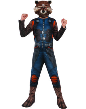 Strážcovia kostýmu Rocket Raccoon pre Galaxy 2 pre dieťa