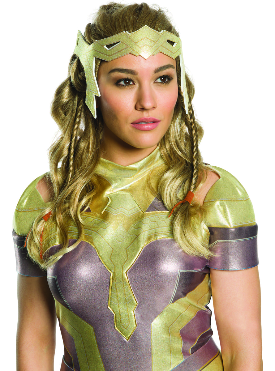 Dámská paruka královna Hippolyta z Wonder Woman tajná přání