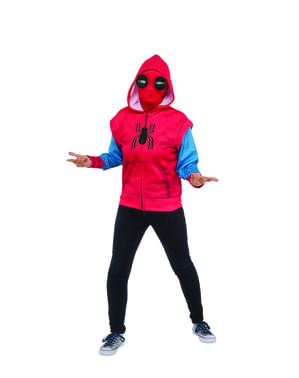 Örümcek Adam Homecoming erkekler için doğaçlama kostüm kapüşonlu