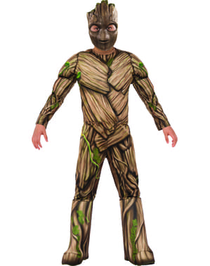 Bir çocuk için Galaxy 2 Deluxe Groot Kostüm Muhafızları