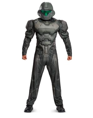 Spartan Halo muscular costume for men