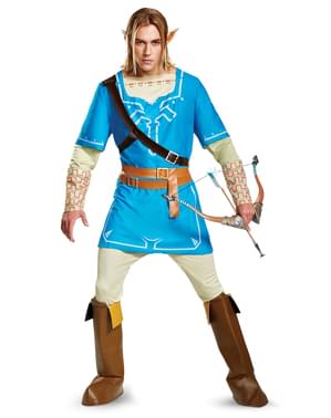 Link Breath Of The Wild kostuum deluxe voor mannen