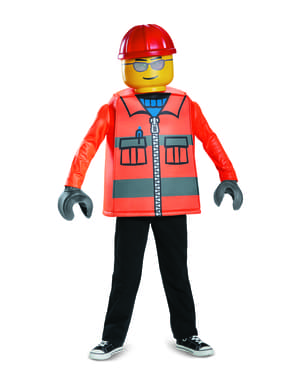 Costume da operaio edile Lego per bambini