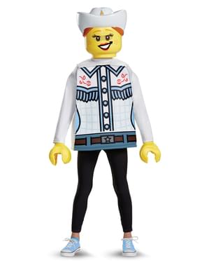 Lego Cowgirl kostyme for jenter