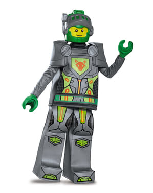 Bir çocuk için Prestige Aaron Lego Nexo Knights kostümü