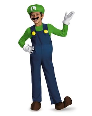 Super Luigi prestige Kostüm für Jungen