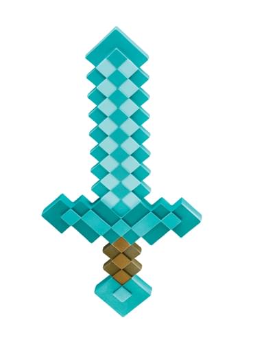 Espada de Minecraft pixelada