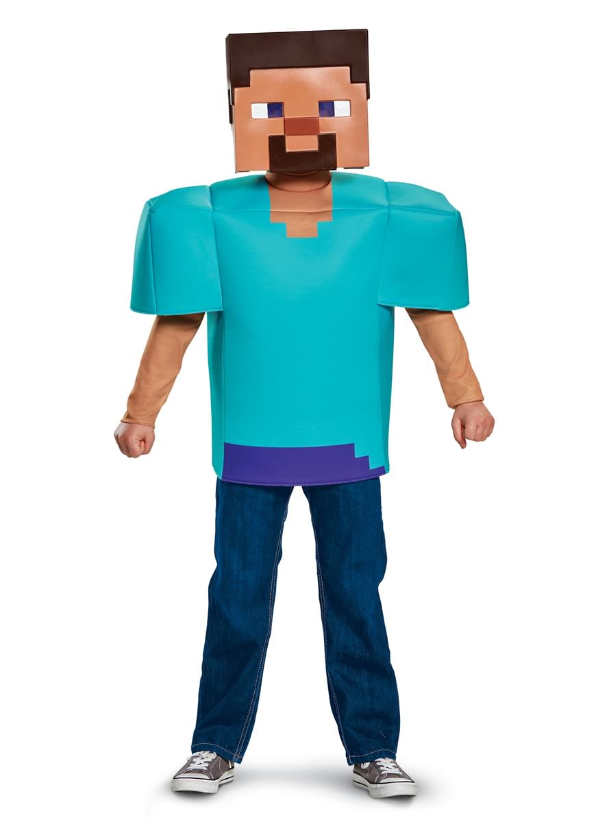 Déguisement Steve Minecraft enfant | Funidelia