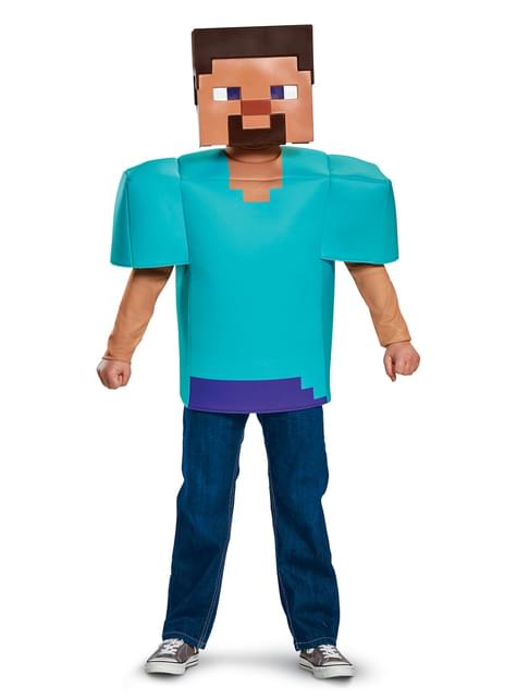 Costume Steve Minecraft per bambino. Consegna express