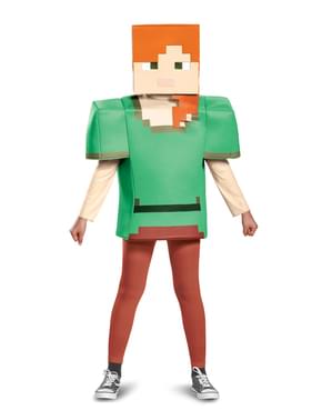 Alex Minecraft kız kostümü