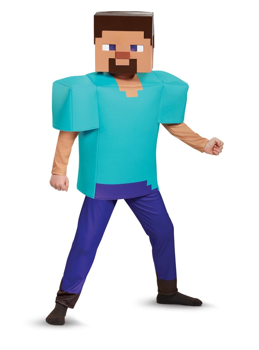 Kostüm Steve Minecraft Deluxe für Jungen  Funidelia