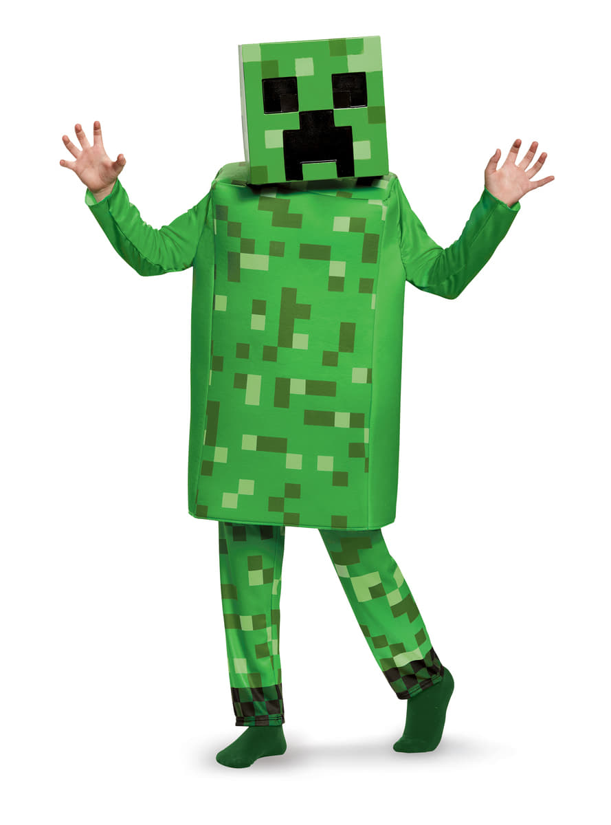 Kostüm Creeper Minecraft Deluxe für Jungen  Funidelia