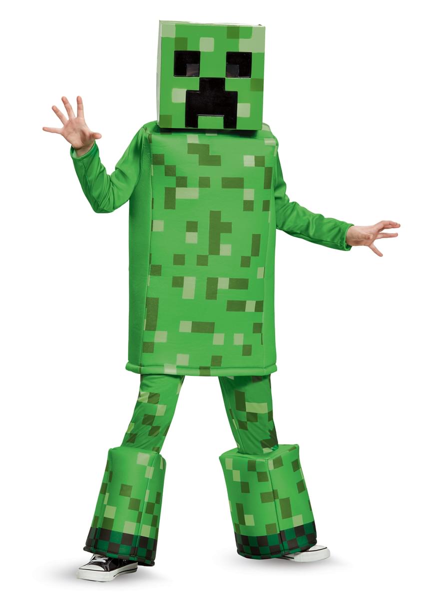 Disfraz de Creeper Minecraft prestige para niño. Have Fun 