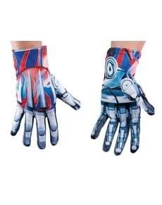 Luvas Optimus Prime Transformers o último Cavaleiro para adulto