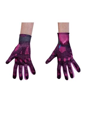 Luvas Power Ranger cor-de-rosa Movie para adulto